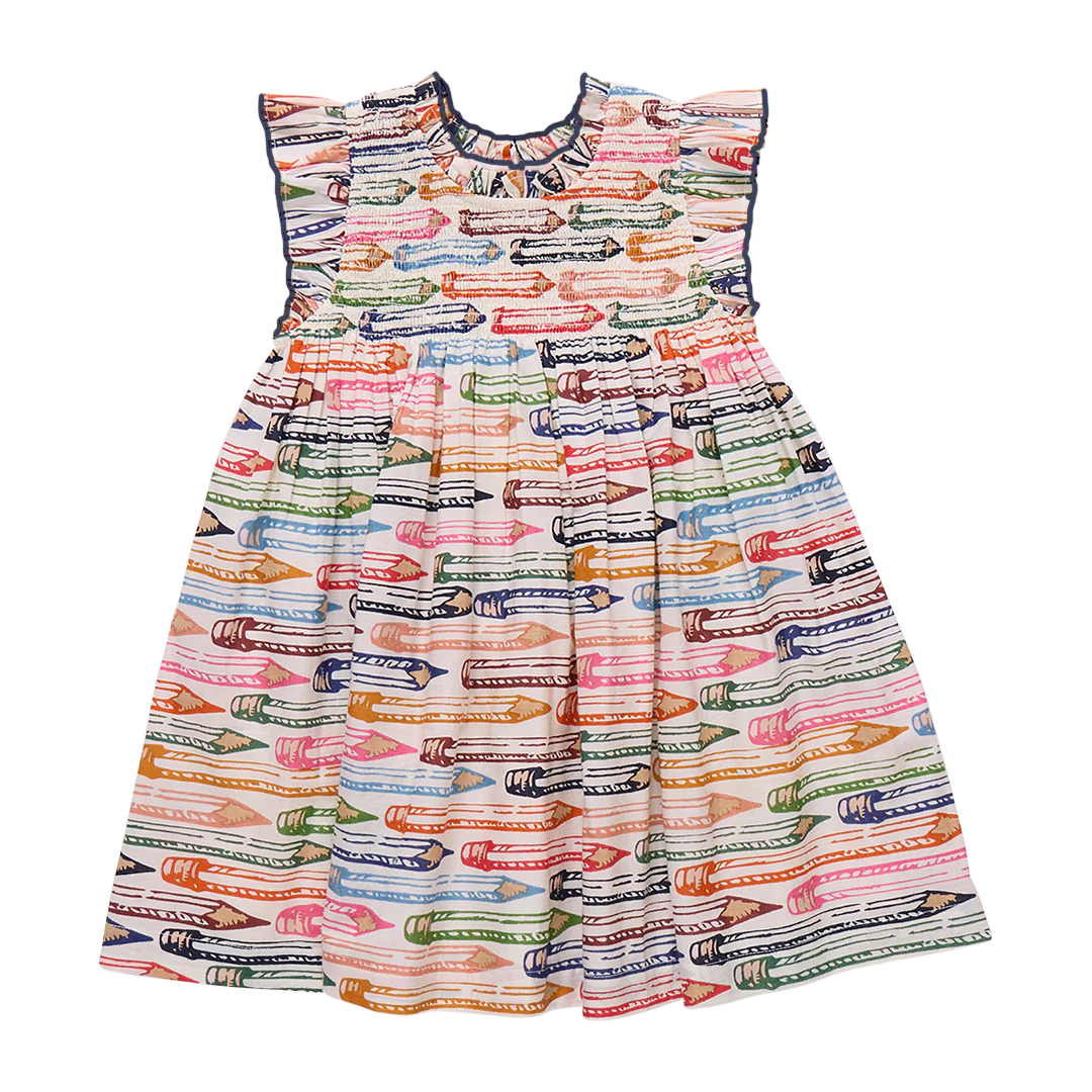 pink chicken crayon dress Pink Chicken | Dresses | Pink Chicken Vintage Crayon Frock Dress